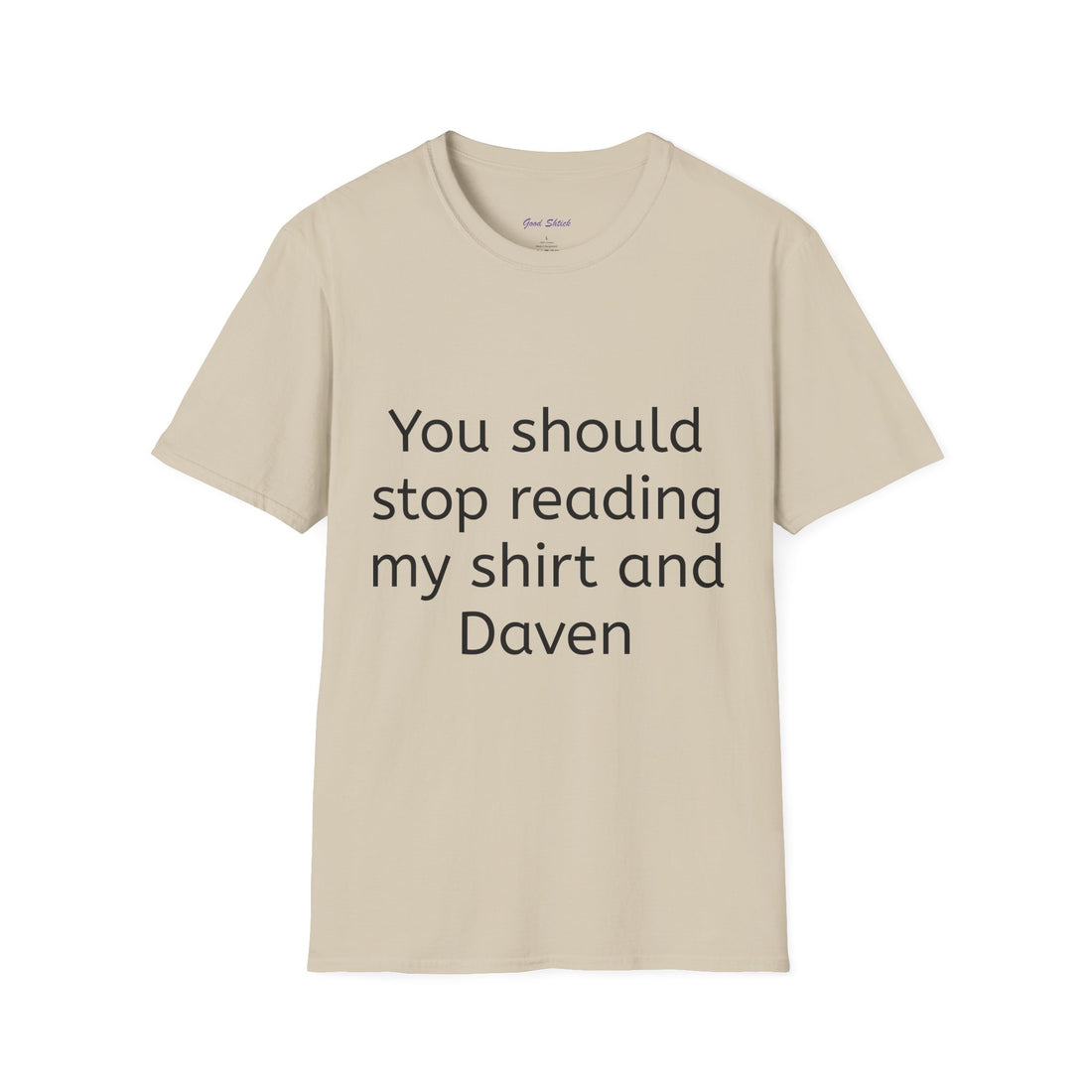 'Stop Reading and Start Davening' T-shirt.